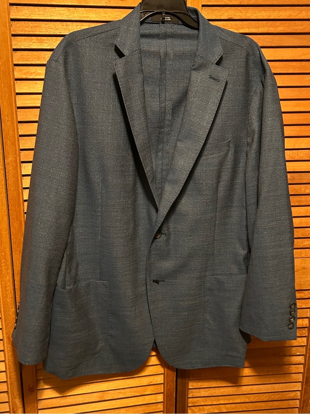 Nordstrom Blue Woven Textured Sports Coat
